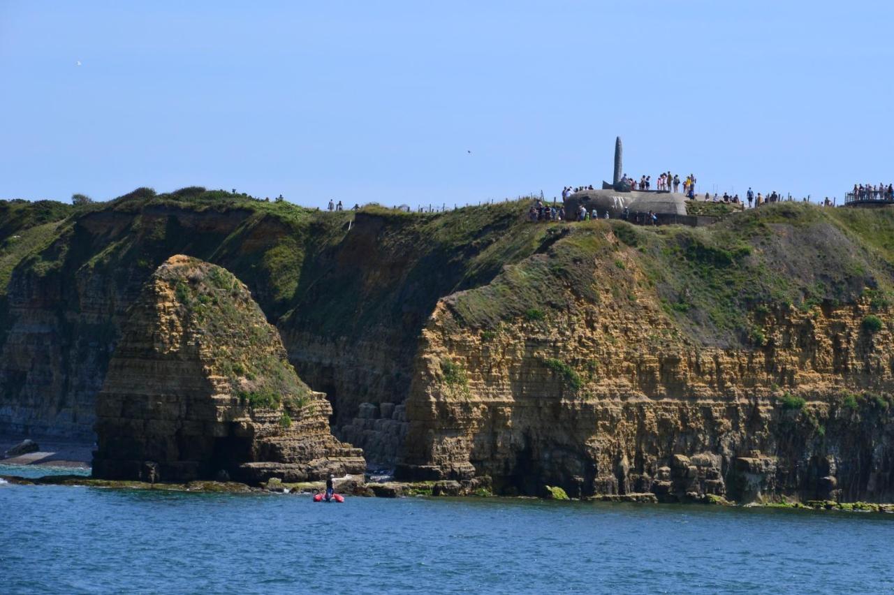 Gite "Au P'Tit Tourois" De Plain-Pied Tout Confort Avec Veranda Proche D'Omaha Beach Et De Bayeux Accueillant Les Animaux Kültér fotó
